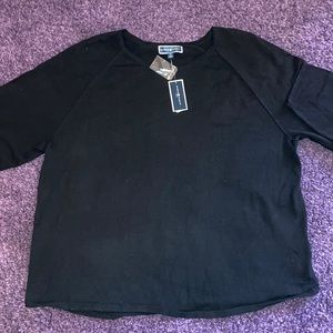 Karen Scott, 3X, Deep Black, Full sleeve